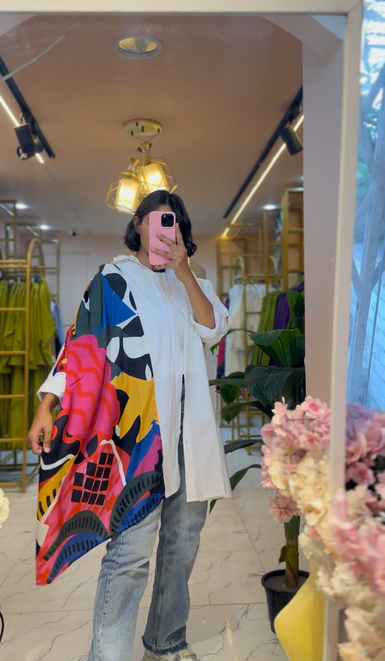 Oversized Shirt Silk & Poplin - Image 5